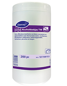 Suma Alcoholdoekjes TW 200 stuks NL