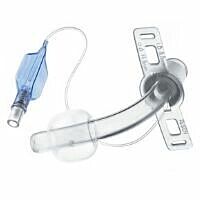 Tracheostomie tube crystal clear met cuff maat 4 per stuk
