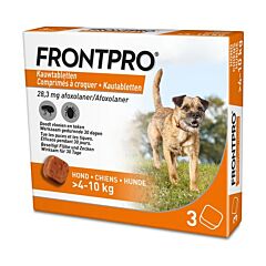 Frontpro 28 mg Hond M (4-10kg) 3 kauwtabletten