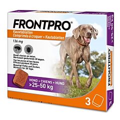 Frontpro 136 mg Hond XL (25-50kg) 3 kauwtablet doos á 10 st
