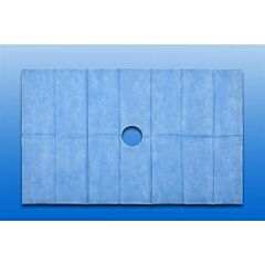 Afdekdoek 10cm gat  Nobadrape 762075 75x90cm 20 stuks ster.