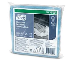 Tork Microvezel Herbruikbare Reinigingsdoek Blauw 6 stuks