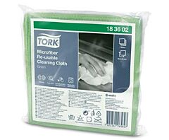 Tork Microvezel Herbruikbare Reinigingsdoek Groen 6 stuks