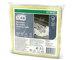Tork Microvezel Herbruikbare Reinigingsdoek Geel 6 stuks