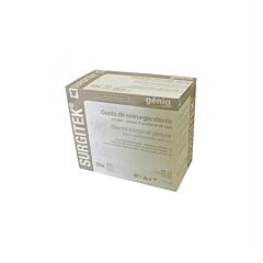 Operatiehandschoenen Surgitek steriel gep. latex mt 7,5 50x