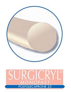 Surgicryl monofast ep-2 usp3-0 ds16 75cm ongekl. 12st.