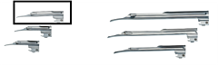 Laryngoscoopblad F.O. Riester Miller 103 mm Maat 1
