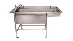 Badtafel met badblad/kuipmodel (Merk Vetinox)