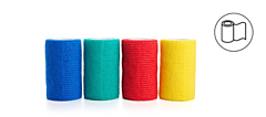 Bandage VetDaily Cohesive Flex 5cmx4.5m Assorti 24 st