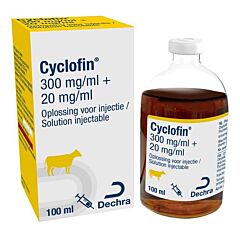 Cyclofin 300/20 mg/ml opl inj 1 x 100 ml