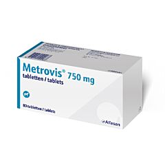 Metrovis 750 mg 80 tabletten
