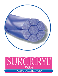 Surgicryl pga usp 3-0 3x50 cm 12 stuks