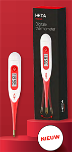 Heda Medical digitale thermometer flexibele tip