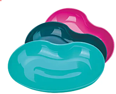 Nierbekken 24 cm kunststof blauw-groen