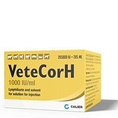 Vetecorh 1000 UI/ML 2X5 ml & 2X5 ml solvent