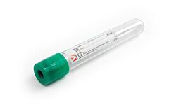 Vacutainer Li-Heparine 10 ml 13 x 75 mm groen 100st