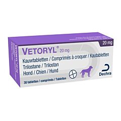 Vetoryl kauwtabletten 20 mg 3 x 10 st