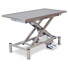 Behandeltafel Panno-med RVS Vetlift 4P E