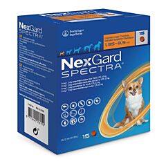 Nexgard SPECTRA XS 15 kauwtabl.(1,35-3,5kg)