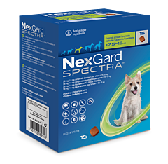 Nexgard SPECTRA M 15 kauwtabl. (>7,5-15kg)