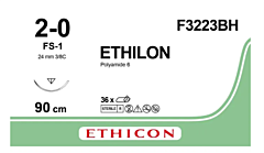 Ethilon F3223BH USP2-0 S/A FS-1 BLK 90cm M3, 36 stuks