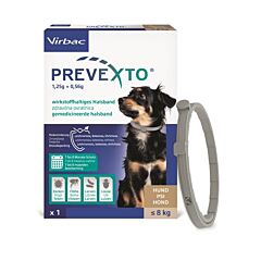 PreveXto halsband hond < 8 kg per stuk ACTIE 4 + 2 GRATIS