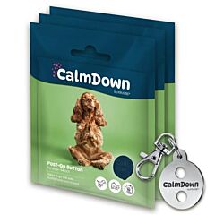 CalmDown by KRUUSE® Dog Tag Kit, 3 buttons