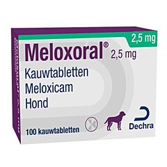 Meloxoral kauwtabletten 2,5 mg 10 x 10 st