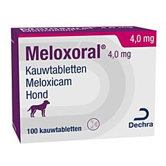 Meloxoral kauwtabletten 4 mg 20 x 5 st