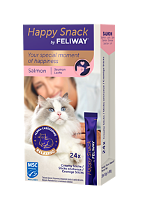 Happy Snack by FELIWAY Zalm 24x15g