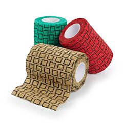 Bandage KRUUSE SafeVet® 7.5cm x 4.5m, Assorti 3 kleuren 10st
