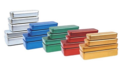 Instrumenten doos aluminium 210 x 100 x 50 mm GROEN
