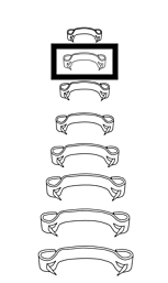 Michel Agraves suture clips 11 x 2mm 100 stuks