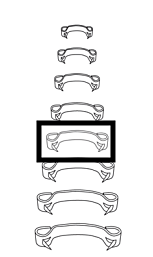 Michel Agraves suture clips 16 x 3mm 100 stuks
