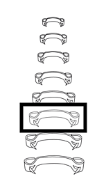 Michel Agraves suture clips 18 x 3mm 100 stuks