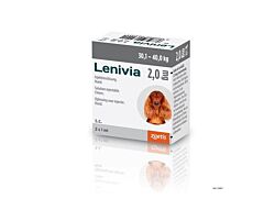 Lenivia 2 mg oplossing voor inj. voor hond 2x1 ml ACTIE 5%