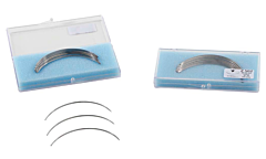 Hechtnaald 3/8 gebogen snijdend 90mm LIGHT N°00 BN502 12stuk