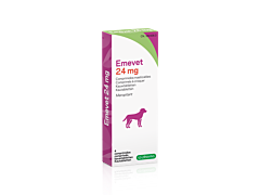 Emevet 60 mg 4 kauwtabletten voor honden