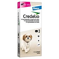 Credelio Hond 112mg 3 kauwtabl (>2,5–5,5 kg)