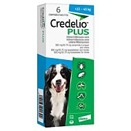 Credelio Plus 900mg/33,75mg Hond (>22-45kg) 6tbl.