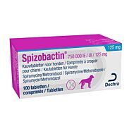 Spizobactin 750.000IE/125mg tabl. 10 x 10 st VERNIEUWD
