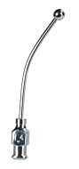 KRUUSE Kropnaald Luer Lock voor vogels 2.0 x 50 mm gebogen