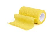 KRUUSE Vet-Flex, Yellow, 10 cm x 4.5 m, 10/pk