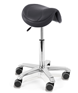 Stamskin zadelkruk Amazone B34cm vaste zithoek - zwart