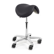 Stamskin zadelkruk Jumper B44cm vaste zithoek - zwart