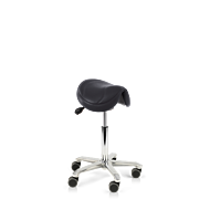 Stamskin zadelkruk Amazone B34cm verstelbare zithoek - zwart