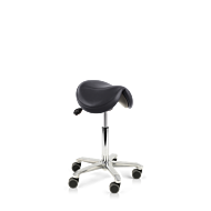 Stamskin zadelkruk Jumper B44cm verstelbare zithoek - zwart