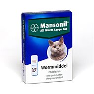 Mansonil All Worm Large Cat 2 tabl. UITVERKOPEND