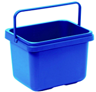 TASKI emmer 7 liter met handvat blauw